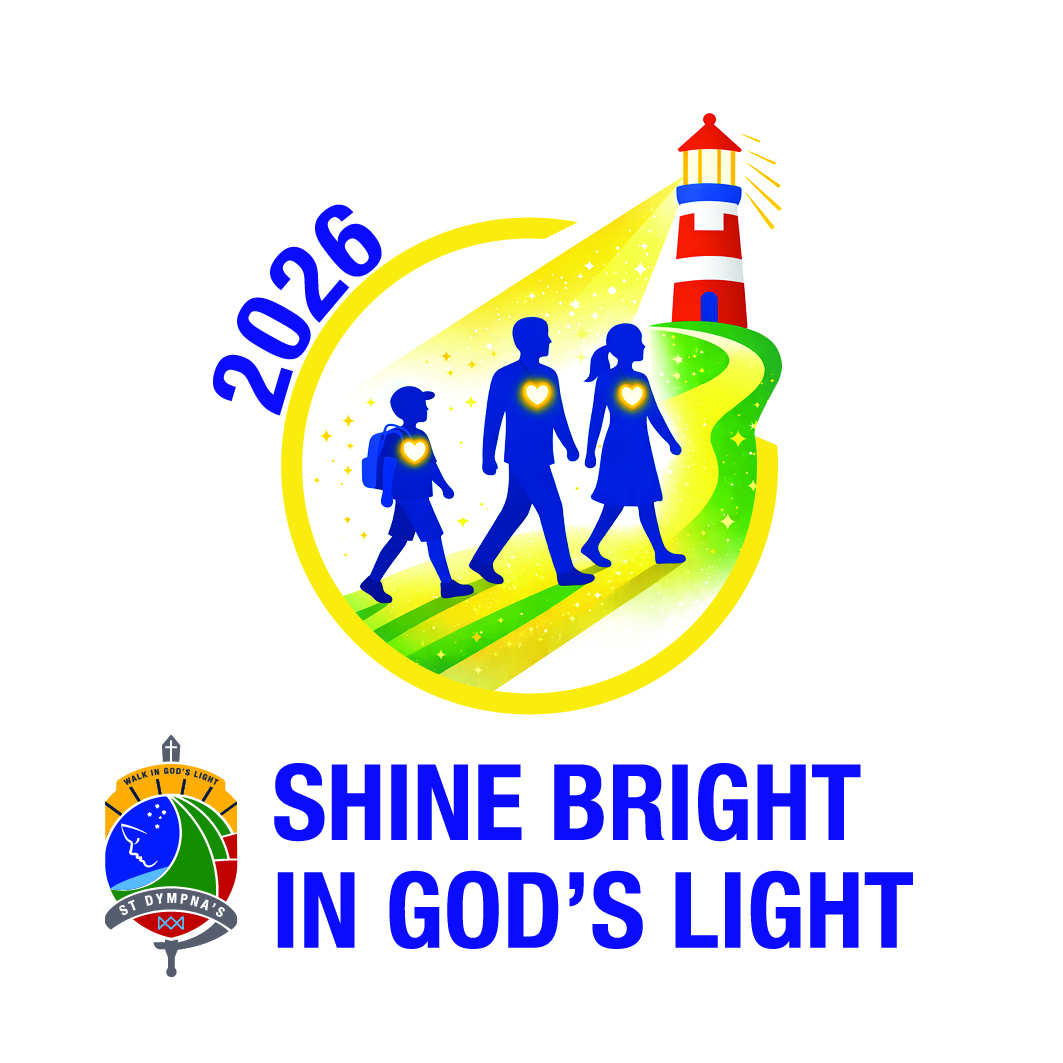 10048 - St Dympna's Parish School - ASPLEY - 2026 Theme - Shine Bright in God's Light V6 small